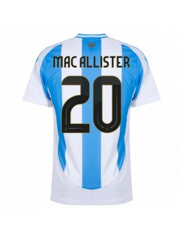 Argentinien Alexis Mac Allister #20 Heimtrikot Copa America 2024 Kurzarm